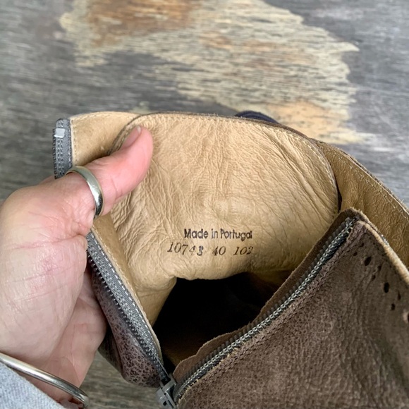 Vintage-Style DKODE Portugal Leather Lace-Up Urban Indie Booties (EU 40) - Picture 5 of 10